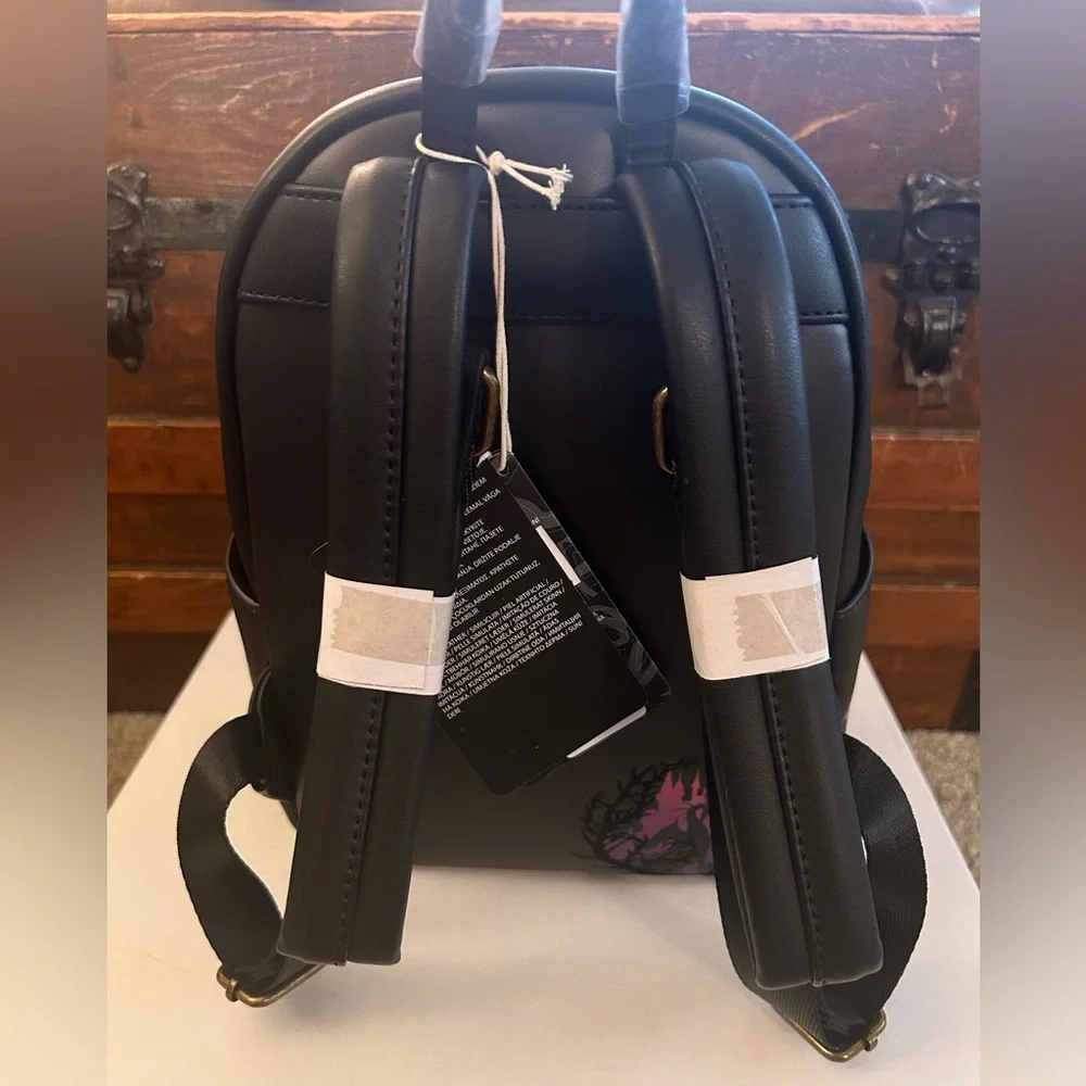 Loungefly Disney Sleeping Beauty Maleficent Raven Diablo Cosplay Mini Backpack - Picture 4 of 7